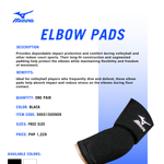 Load image into Gallery viewer, Mizuno Elbow Pads Black
