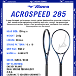 Load image into Gallery viewer, Mizuno AcroSpeed 285 Tennis Racket
