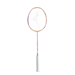 Load image into Gallery viewer, Badminton racket with a white and rose gold design on a white background
