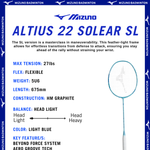 Load image into Gallery viewer, Mizuno Altius 22 Solear LT Badminton Rackets (Unstrung)
