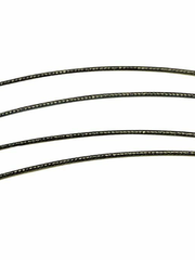 Load image into Gallery viewer, Four black rubber bands on a white background
