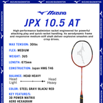 Load image into Gallery viewer, Mizuno JPX 10.5 AT Badminton Rackets (Unstrung)
