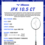 Load image into Gallery viewer, Mizuno JPX 10.5 CT Badminton Rackets (Unstrung)
