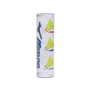 Mizuno MS901 - Synthetic Badminton Shuttlecock (Yellow/Slow)