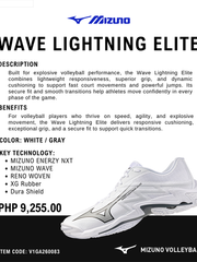 Load image into Gallery viewer, Mizuno Wave Lightning Elite Volleyball Shoes