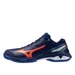Load image into Gallery viewer, Mizuno Wave Claw 4 BLK-ORG Badminton Shoe
