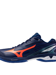 Load image into Gallery viewer, Mizuno Wave Claw 4 BLK-ORG Badminton Shoe