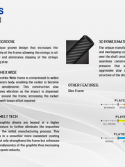 Load image into Gallery viewer, Mizuno JPX 8 Zoom Badminton Rackets
