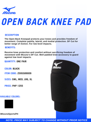 Load image into Gallery viewer, Mizuno Open Back Volleyball Kneepad

