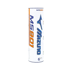 Mizuno MS901 - Synthetic Badminton Shuttlecock (White/Slow)