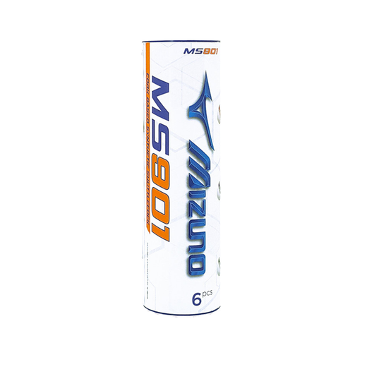Mizuno MS901 - Synthetic Badminton Shuttlecock (White/Slow)